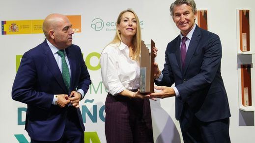 María Guardiola y Feijóo, en un acto de autónomos