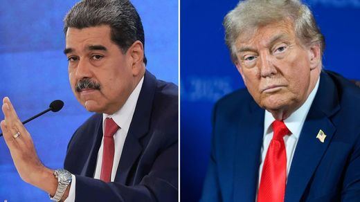 Nicolás Maduro y Donald Trump
