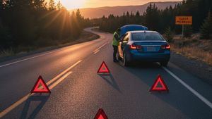 Los tradicionales triángulos del coche, ¿se pueden seguir llevando junto con la baliza V-16?