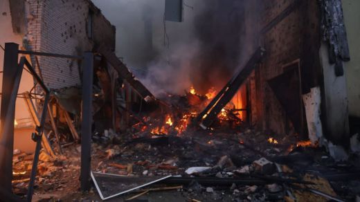 Ataques rusos en Kiev, Ucrania