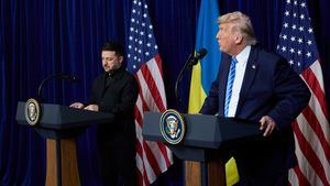 Optimismo ante un posible fin de la guerra de Ucrania: Zelensky y Trump: "Un 90% está acordado"