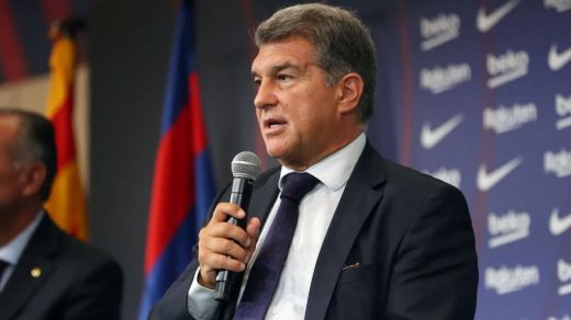 Joan Laporta, presidente del FC Barcelona