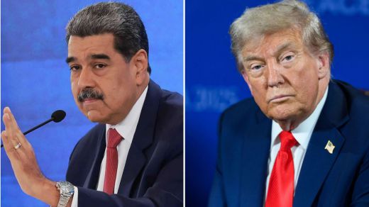 Nicolás Maduro y Donald Trump