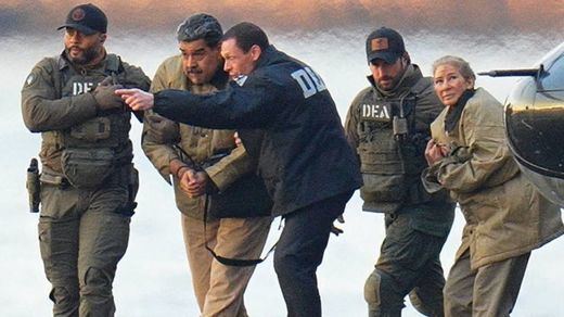 Nicolás Maduro y Cilia Flores, en un traslado de la DEA