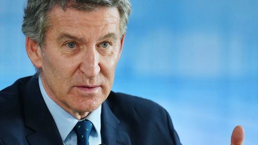 El presidente del PP, Alberto Núñez Feijóo
