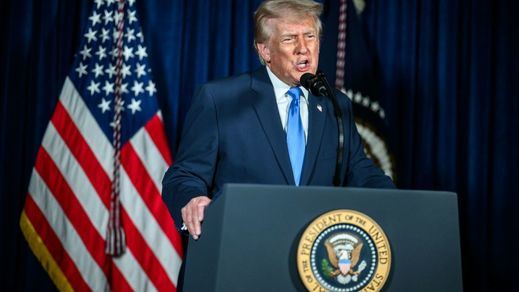 Donald Trump, en rueda de prensa