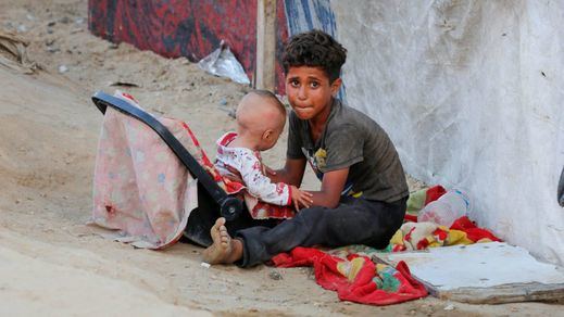 Niños palestinos de Gaza