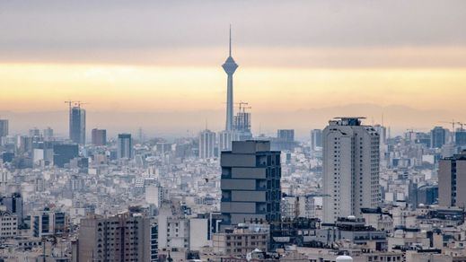 Vista de Teherán, capital de Irán