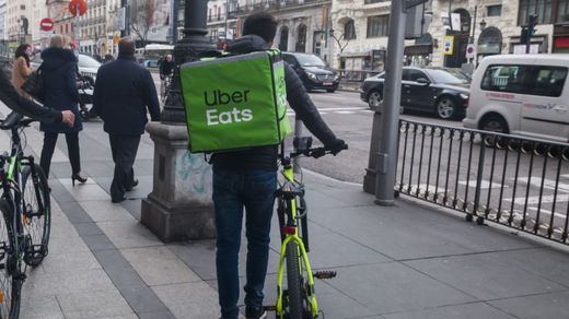 Repartidor de Uber Eats