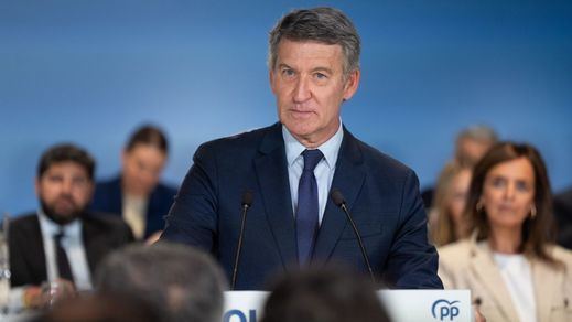 Alberto Núñez Feijóo preside la Junta Directiva Nacional del PP