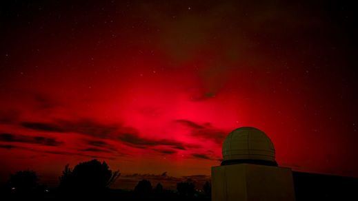 Aurora boreal en España