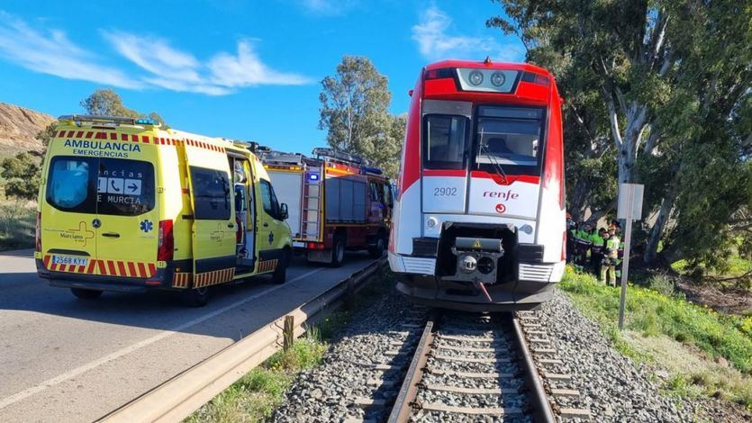 El incidente de tren en Alumbres, Cartagena