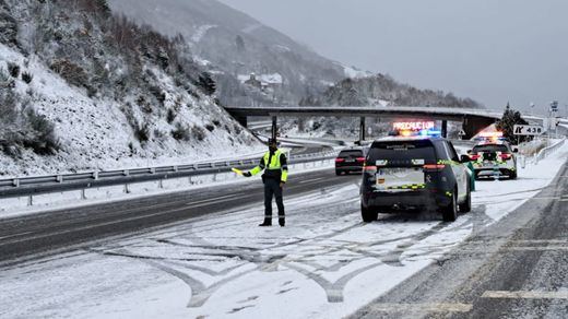 Nieve en las carreteras