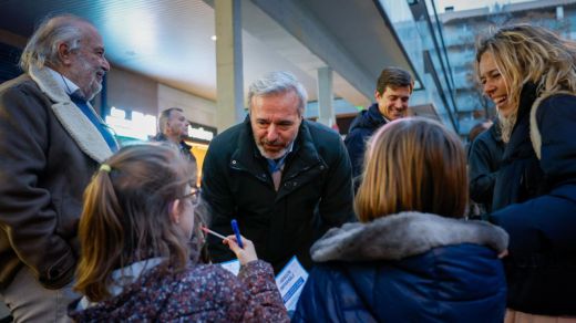 Jorge Azcón, en campaña