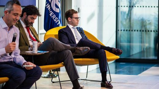 El prestigioso economista Diego García del Río participó junto a Néstor Camarillo, Senador de la República Méxicana, en una ponencia sobre inversión y economía en la prestigiosa IE University