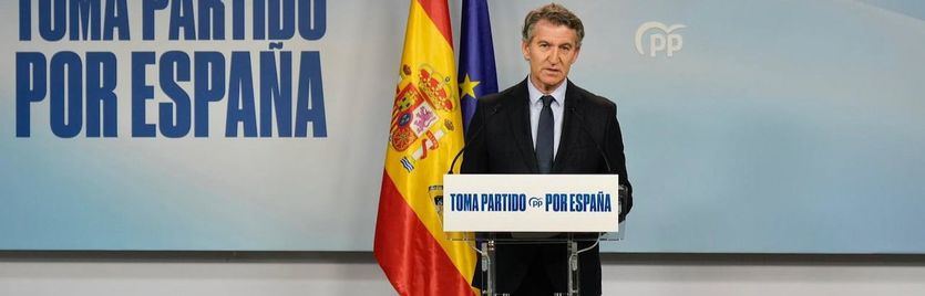 Alberto Núñez Feijóo, líder del PP