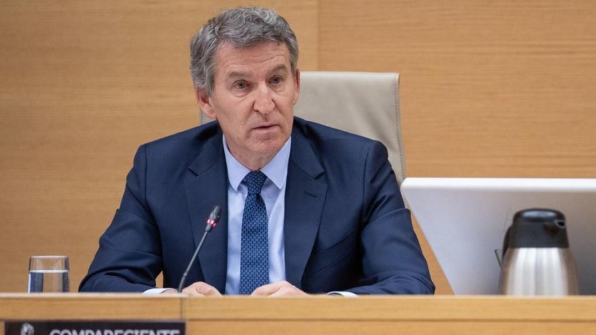 Alberto Núñez Feijóo, en la comisión de la DANA