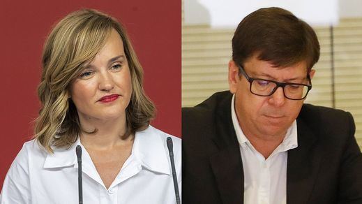 Pilar Alegría y Paco Salazar