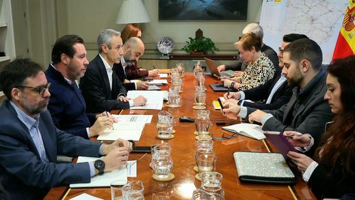 Reunión con sindicatos