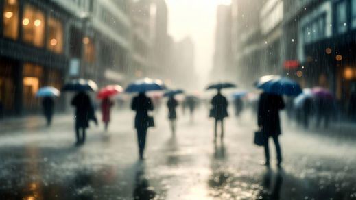 Lluvias en la ciudad