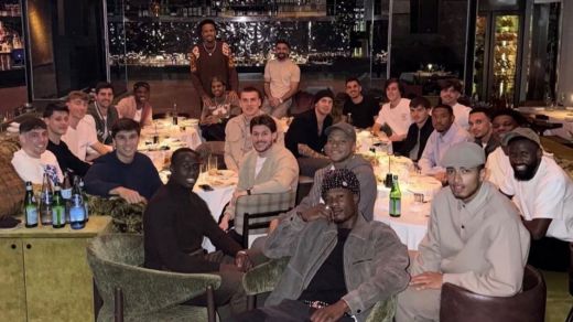 Cena de la plantilla del Real Madrid