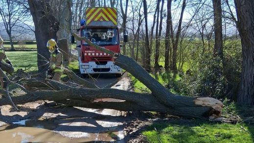 El temporal de viento en Cataluña