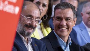 Enfado dentro del PSOE por las referencias críticas de Óscar López al fallecido Lambán