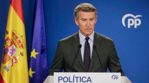 Alberto Núñez Feijóo, en Génova