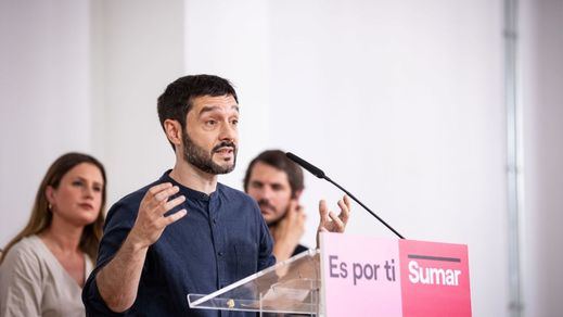 Pablo Bustinduy, en un acto de Sumar