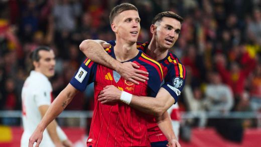 Dani Olmo y Fabián, de la Selección española