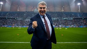 Joan Laporta, presidente del FC Barcelona