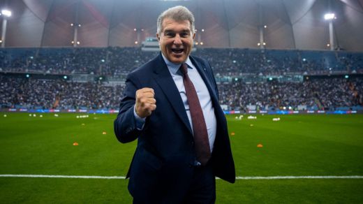 Joan Laporta, presidente del FC Barcelona