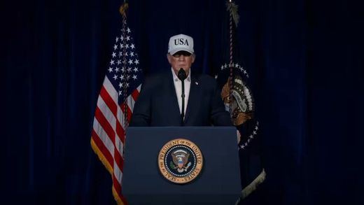 Trump informa del ataque a Irán
