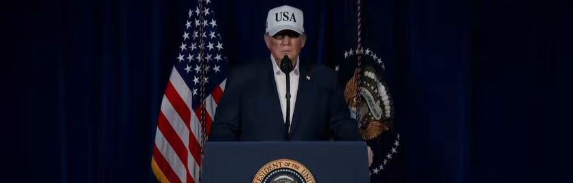 Trump informa del ataque a Irán