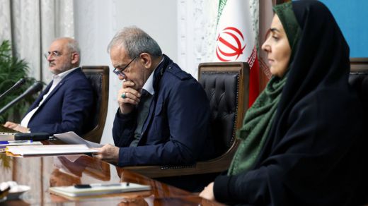 El presidente iraní, Masud Pezeshkian