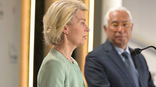 La presidenta de la Comisión Europea, Ursula von der Leyen