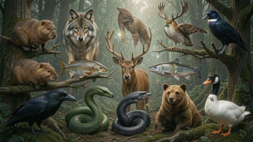 Los animales tótems