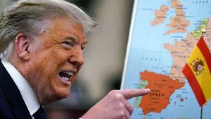 Trump se refirió de nuevo de forma negativa sobre España por preguntas de David Alandete
