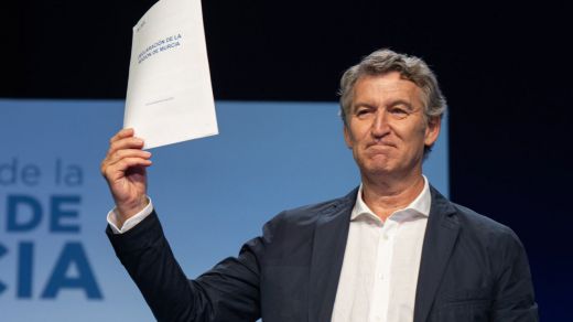 Alberto Núñez Feijóo, en un evento del PP