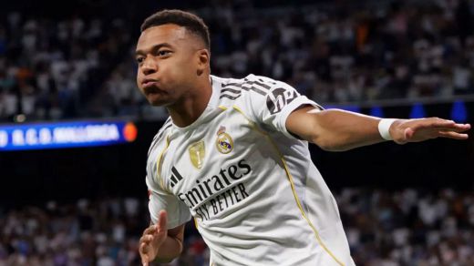 Kylian Mbappé celebrando un gol