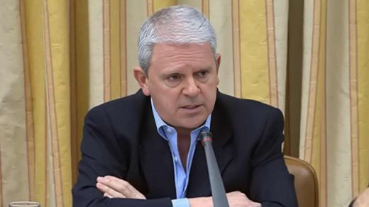 Pablo Crespo, compareciendo en el Congreso en 2018