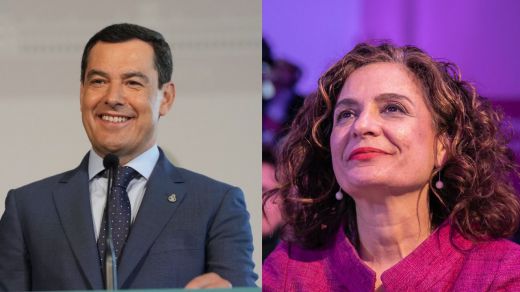 Juanma Moreno y María Jesús Montero