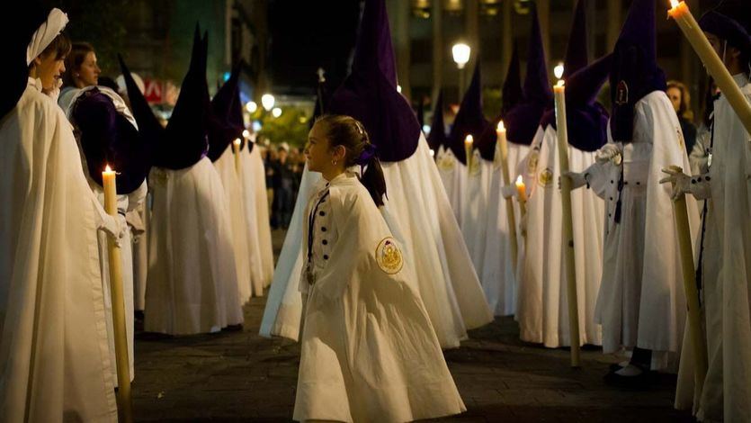 Una procesión de Semana Santa