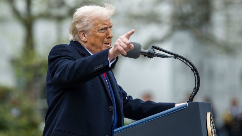 Trump, en un acto en la Casa Blanca