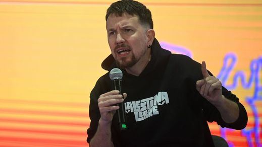 Pablo Iglesias, en un acto de Podemos