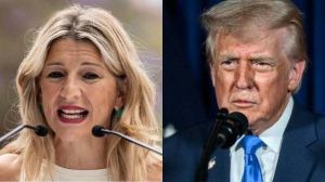 Yolanda Díaz acusa a Trump de "planear un genocidio" por sus palabras sobre Irán