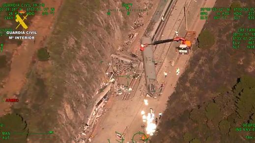 Imágenes del accidente de tren de Adamuz