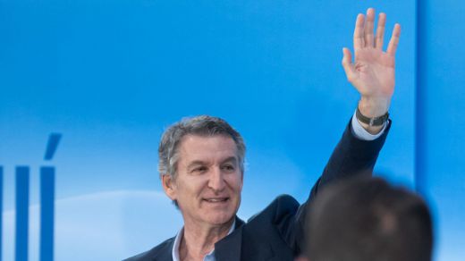 El presidente del PP, Alberto Núñez Feijóo
