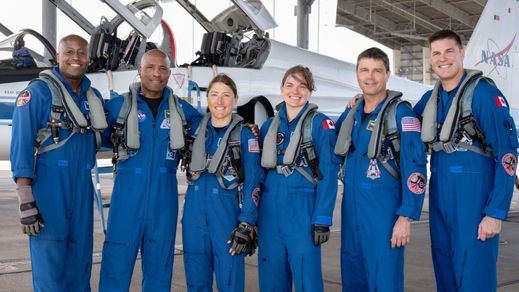 Los astronautas de la misión Artemis II