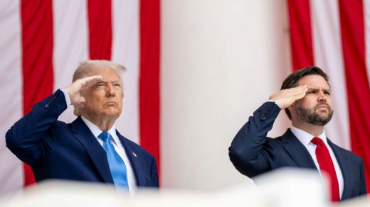 Donald Trump, JD Vance y Pete Hegseth